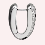 Pre-Owned Panthère de Cartier Pavé Earrings with Diamonds in 18K White Gold - Image 3