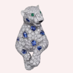 Pre-Owned Panthère de Cartier Pavé Earrings