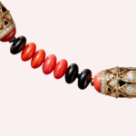 Pre-Owned Cartier Géométrie & Contrastes Coral Pavé Necklace