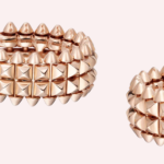 Pre-Owned Cartier Clash de Cartier Double-Row Hoop Earrings in 18K Rose Gold - Image 3