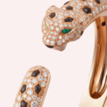 Pre-Owned Cartier Panthère de Cartier Bracelet, Medium Model, Half-Pavé, Rose Gold - Image 3