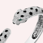 Pre-Owned Cartier Panthère de Cartier Bracelet, Medium Model, Full Pavé, White Gold - Image 3