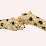 Pre-Owned Cartier Panthère de Cartier Bracelet, Small Model, Half-Pavé, Yellow Gold - Image 3