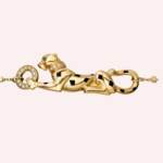 Pre-Owned Cartier Panthère de Cartier Bracelet on Chain, Diamonds, Yellow Gold - Image 2
