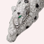 Pre-Owned Cartier Panthère de Cartier Bracelet, Full Pavé, White Gold - Image 3