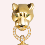 Pre-Owned Cartier Panthère de Cartier Bracelet on Chain, Diamonds, Yellow Gold - Image 2