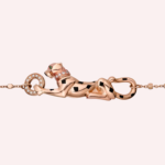 Pre-Owned Cartier Panthère de Cartier Bracelet on Chain, Diamonds, Rose Gold - Image 2