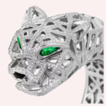 Pre-Owned Cartier Panthère de Cartier Bracelet, Full Pavé, White Gold - Image 2