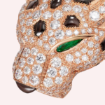 Pre-Owned Cartier Panthère de Cartier Bracelet, Obsidian & Diamond Pavé, Rose Gold - Image 2