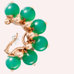 Pre-Owned Cartier Clash de Cartier Single Earring with Chrysoprase, Extra-Large Model, 18K Rose Gold - Image 2