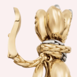 Pre-Owned Cartier Grain de Café Diamond Earrings in 18K Yellow and White Gold - Image 3