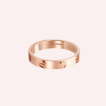 Pre-Owned Cartier LOVE Small Model Ring in 18K Rose Gold - Image 2