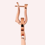 Pre-Owned Cartier Agrafe Pavé Diamond Earrings in 18K Rose Gold - Image 2