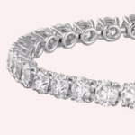 Pre-Owned Cartier Lignes Essentielles Diamond Bracelet in Platinum - Image 2