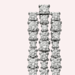 Pre-Owned Cartier Lignes Essentielles Diamond Earrings in 18K White Gold - Image 2