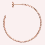 Pre-Owned Cartier Étincelle de Cartier Pavé Hoop Earrings