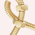 Pre-Owned Cartier Écrou de Cartier Single Right Earring in 18K Yellow Gold - Image 2