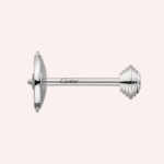 Pre-Owned Cartier d’Amour Diamond Stud Earrings, Mini Model, 18K White Gold - Image 4