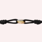 Pre-Owned Cartier Trinity Cord Bracelet in 18K White, Rose & Yellow Gold - Image 3