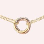 Pre-Owned Cartier Trinity Chain Bracelet in 18K White, Rose & Yellow Gold - Image 4