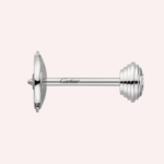 Pre-Owned Cartier d’Amour Diamond Stud Earrings, Small Model, 18K White Gold - Image 4