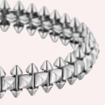 Pre-Owned Cartier Clash de Cartier Flexible Medium Bracelet in Rhodiumized 18K White Gold - Image 2