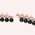 Pre-Owned Cartier Clash de Cartier Flexible Extra-Large Onyx & Diamond Bracelet in 18K Rose Gold - Image 2