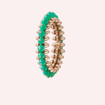 Pre-Owned Cartier Clash de Cartier Extra-Large Chrysoprase Bracelet in 18K Rose Gold - Image 3