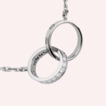 Pre-Owned Cartier LOVE Half-Pavé Diamond Pendant