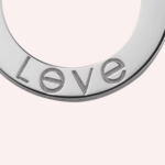 Pre-Owned Cartier LOVE Diamond Pendant with 3 Diamonds in 18K White Gold - Image 3