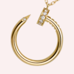 Pre-Owned Cartier Juste un Clou Diamond Pendant in 18K Yellow Gold - Image 4