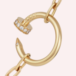 Pre-Owned Cartier Juste un Clou Diamond Necklace in 18K Yellow Gold - Image 2