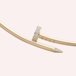 Pre-Owned Cartier Juste un Clou Diamond Torque Necklace, Small Model, 18K Yellow Gold - Image 2