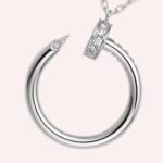 Pre-Owned Cartier Juste un Clou Diamond Pendant in 18K White Gold - Image 3