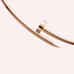 Pre-Owned Cartier Juste un Clou Torque Necklace, Small Model, 18K Rose Gold - Image 2