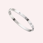 Pre-Owned Cartier LOVE Medium Model Bracelet in White Gold - Image 2