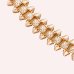 Pre-Owned Clash de Cartier Paved Necklace, Flexible Small Model, 18K Rose Gold - Image 3