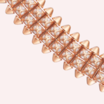 Pre-Owned Clash de Cartier Double Row Paved Necklace, Flexible Small Model, 18K Rose Gold - Image 3