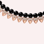 Pre-Owned Clash de Cartier Necklace, Flexible Extra-Large Model, Onyx and Diamonds, 18K Rose Gold - Image 2