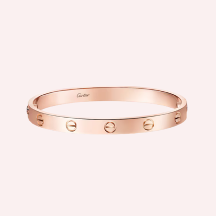 Pre-Owned Cartier LOVE Classic Model Bracelet in Rose Gold