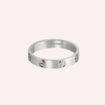 Pre-Owned Cartier LOVE Small Model Ring in White Gold - Image 3