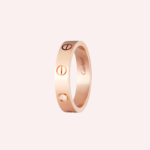 Pre-Owned Cartier LOVE Small Diamond Ring in 18K Rose Gold - Image 3