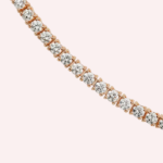 Pre-Owned Lignes Essentielles Necklace, Brilliant-Cut Diamonds, 18K Rose Gold - Image 2