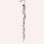 Pre-Owned Agrafe Pendant Necklace, Fully Paved, 18K White Gold - Image 3