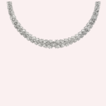 Pre-Owned Reflection de Cartier Necklace, Diamond Set, 18K White Gold - Image 2