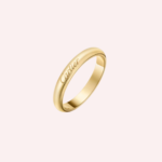 Pre-Owned Cartier C de Cartier Wedding Band in 18K Yellow Gold – 3 mm - Image 3