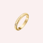 Pre-Owned Cartier C de Cartier Wedding Band in 18K Yellow Gold – 5 mm - Image 3