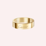 Pre-Owned Cartier C de Cartier Wedding Band in 18K Yellow Gold – 4 mm - Image 3