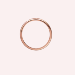 Pre-Owned Cartier C de Cartier Wedding Band in 18K Rose Gold with Diamond – 3 mm - Image 3