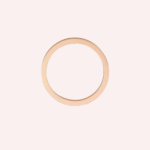 Pre-Owned Cartier C de Cartier Wedding Band in 18K Rose Gold – 3 mm - Image 3
